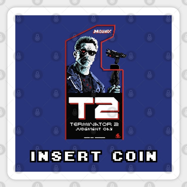 Arcade Series - T2 Sticker by rokrjon